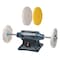 Powertec 8" Bench Buffer Jewelry Polisher, 4PCs Buffing Wheels, For Polishing Metal, Jewelry BF800C - alternate 1